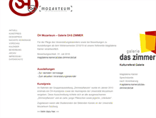 Tablet Screenshot of das-zimmer.at
